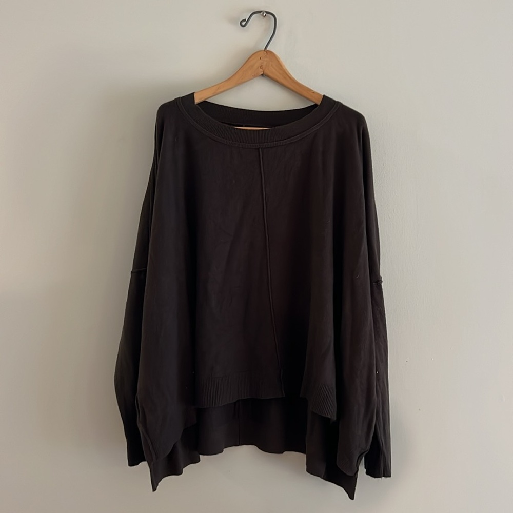 Vici Oversized 3/4 sleeve sweater dark grey Women’s Medium, Used